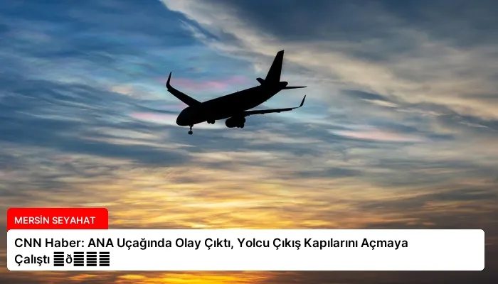 CNN Haber: ANA Uçağında Olay Çıktı, Yolcu Çıkış Kapılarını Açmaya Çalıştı ⏬👇