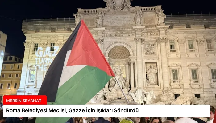Roma Belediyesi Meclisi, Gazze İçin Işıkları Söndürdü