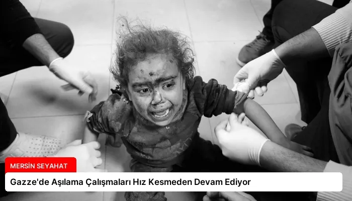 Gazze’de Aşılama Çalışmaları Hız Kesmeden Devam Ediyor
