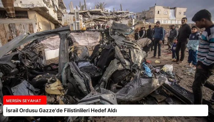 İsrail Ordusu Gazze’de Filistinlileri Hedef Aldı