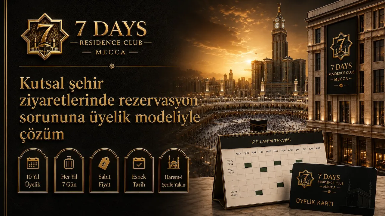 Kutsal şehir ziyaretlerinde rezervasyon sorununa üyelik modeliyle çözüm