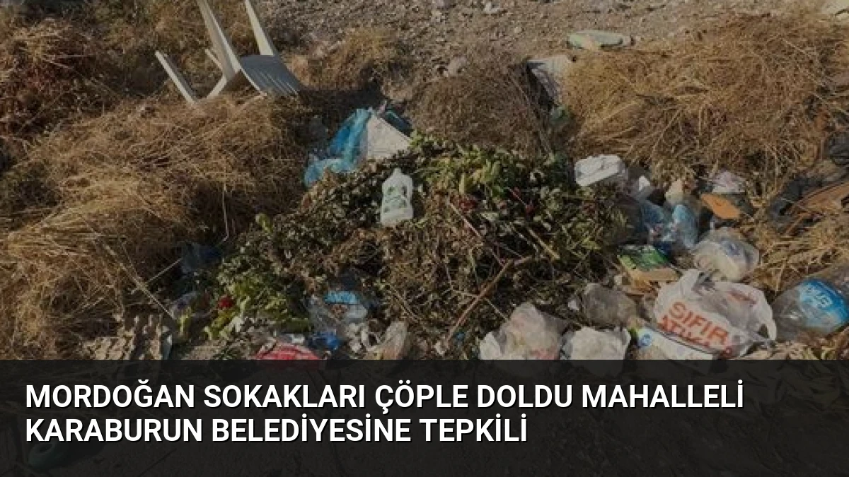 Mordoğan Sokakları Çöple Doldu Mahalleli Karaburun Belediyesine Tepkili