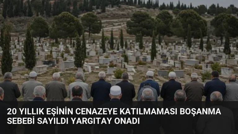20 Yıllık Eşinin Cenazeye Katılmaması Boşanma Sebebi Sayıldı Yargıtay Onadı