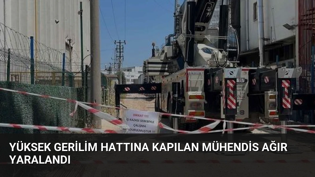 Yüksek Gerilim Hattına Kapılan Mühendis Ağır Yaralandı