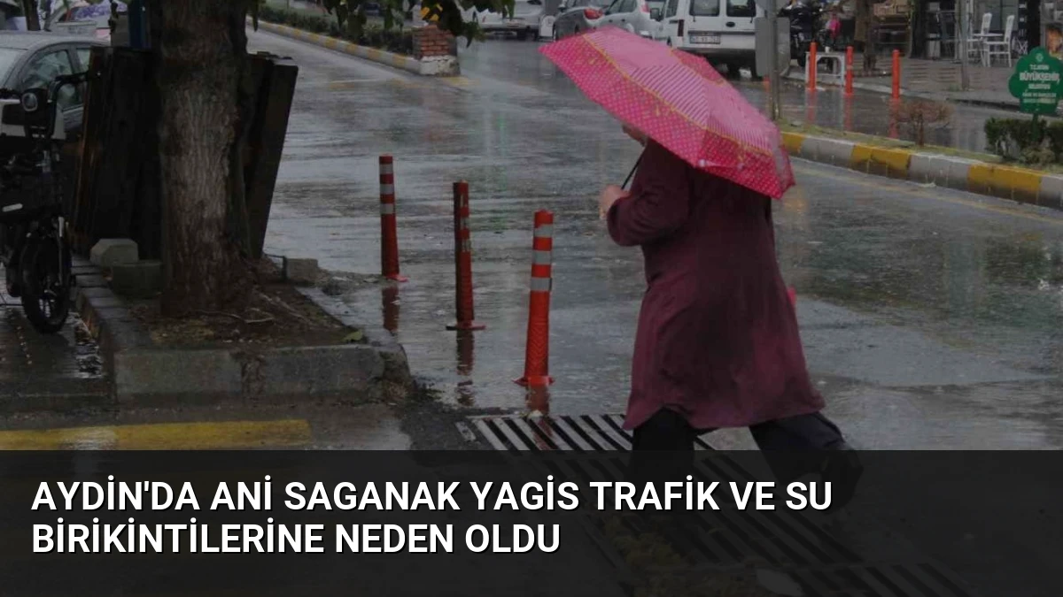 Aydin’da Ani Saganak Yagis Trafik ve Su Birikintilerine Neden Oldu