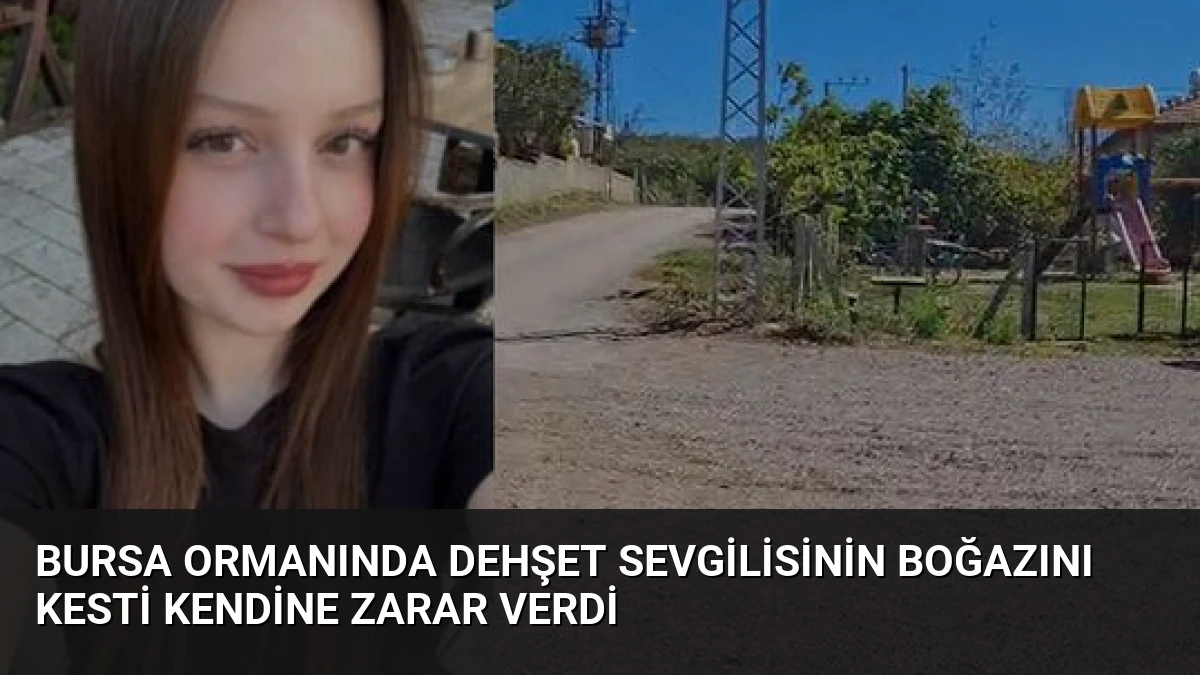 Bursa Ormanında Dehşet Sevgilisinin Boğazını Kesti Kendine Zarar Verdi